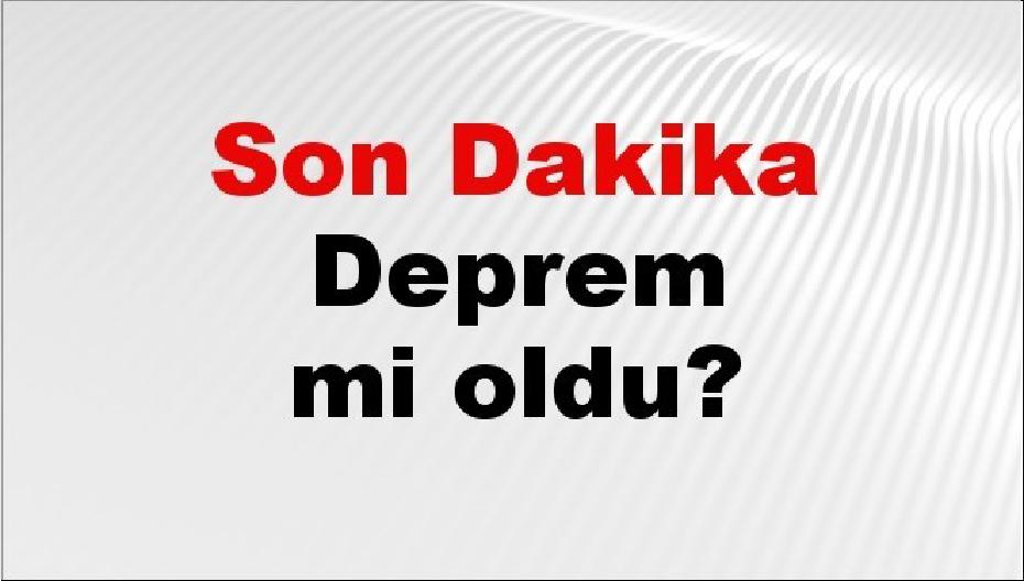 20 Ağustos 2026 Güncel Deprem Haberleri ve Son Durumlar