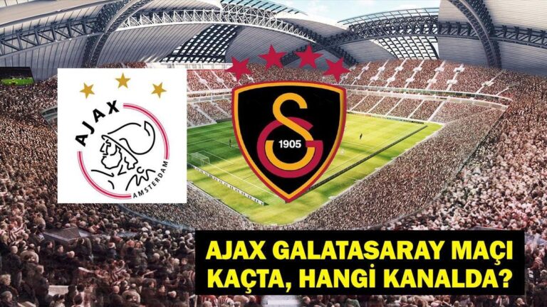 Galatasaray Ajax’ın hangi kanalda maçı ne zaman? İlk 11 Galatasaray ilk 11 ile mi? Aslan Puanları Av!